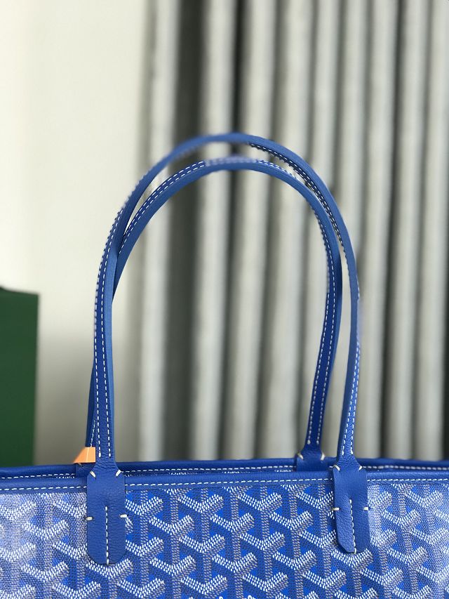 Goyard original canvas artois pm handbag GY0128 blue
