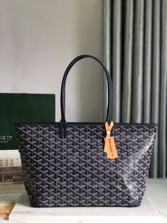 Goyard original canvas artois pm handbag GY0128 dark blue