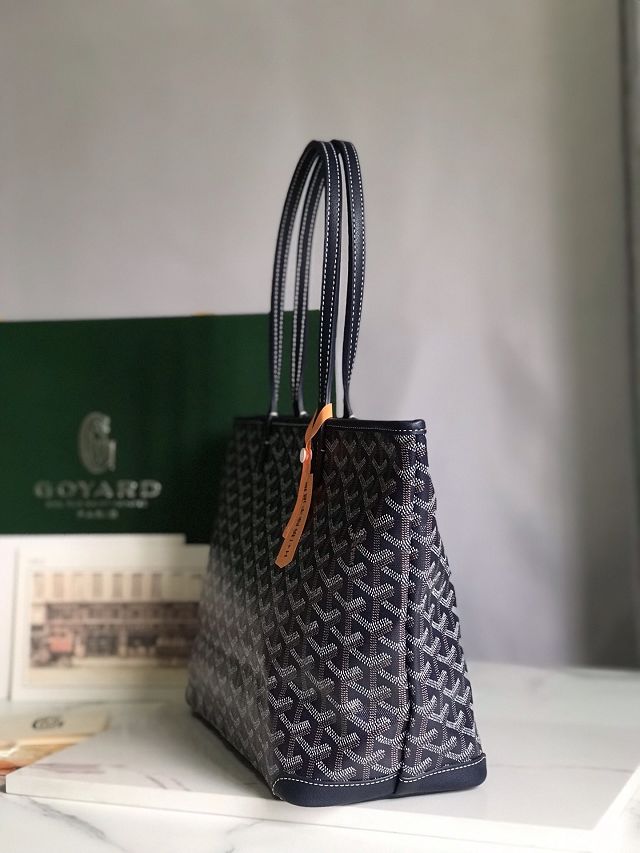 Goyard original canvas artois pm handbag GY0128 dark blue