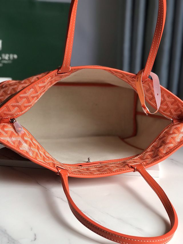 Goyard original canvas artois pm handbag GY0128 orange