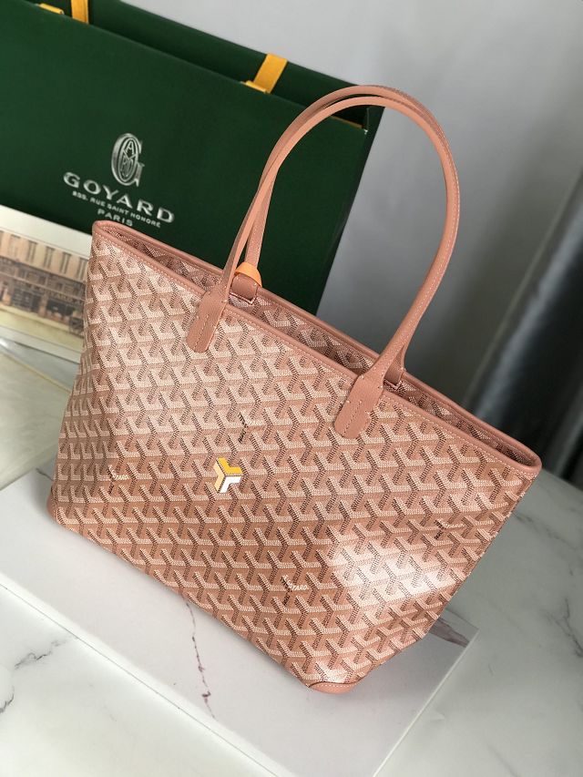 Goyard original canvas artois pm handbag GY0128 pearly pink