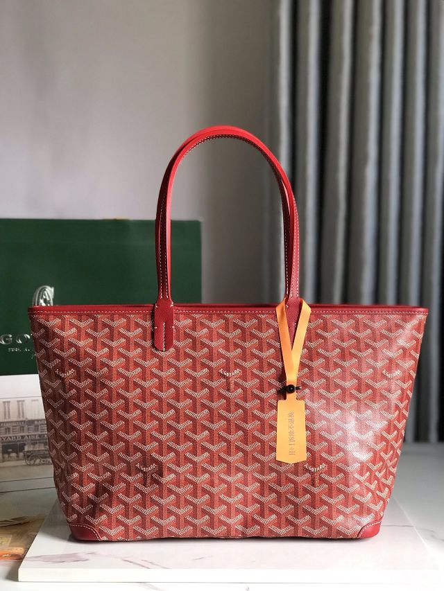 Goyard original canvas artois pm handbag GY0128 red