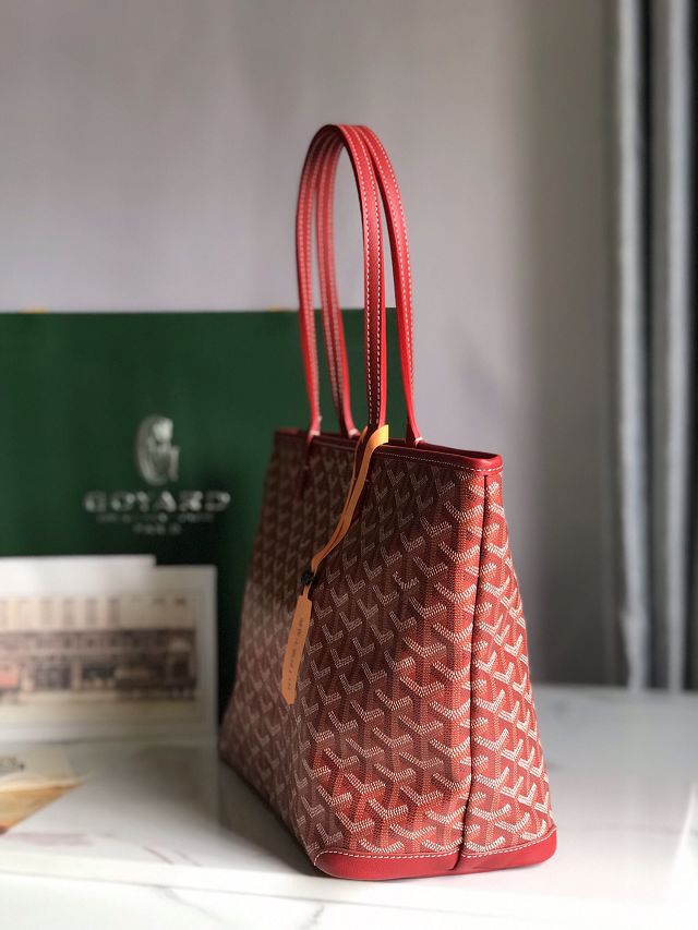 Goyard original canvas artois pm handbag GY0128 red