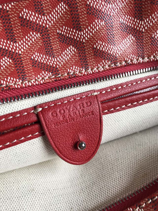 Goyard original canvas artois pm handbag GY0128 red