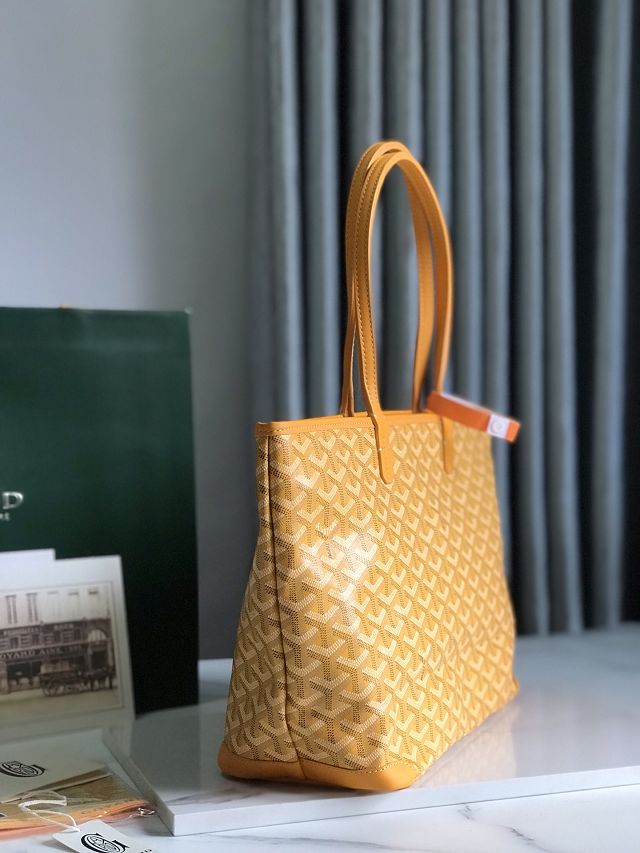 Goyard original canvas artois pm handbag GY0128 yellow