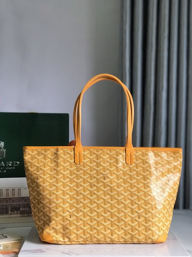 Goyard original canvas artois pm handbag GY0128 yellow