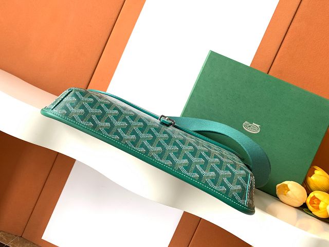 Goyard original canvas coursier messenger bag GY0126 green