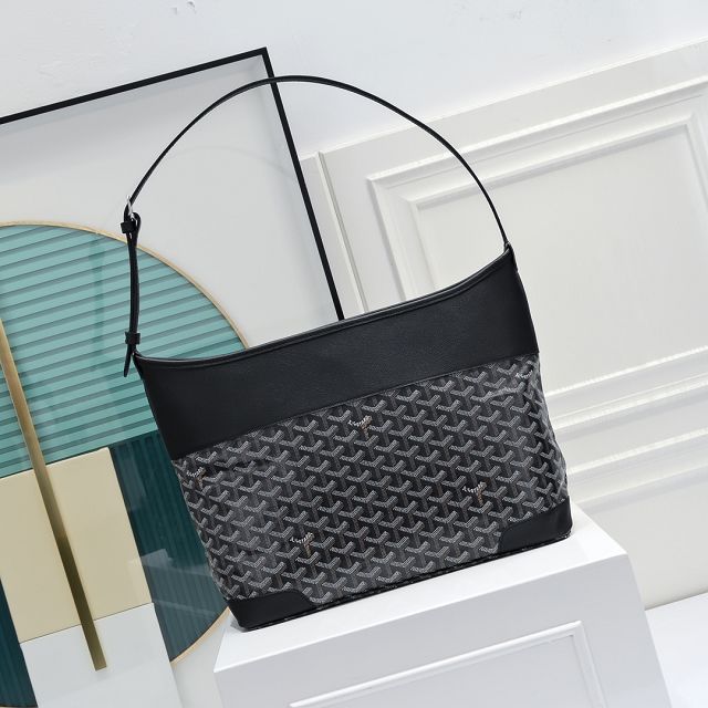 Goyard original canvas mecica hob bag GY0110 black