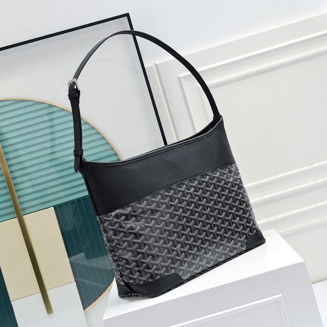 Goyard original canvas mecica hob bag GY0110 black