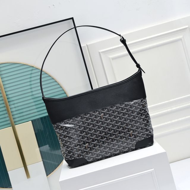 Goyard original canvas mecica hob bag GY0110 black
