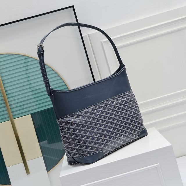 Goyard original canvas mecica hob bag GY0110 dark blue