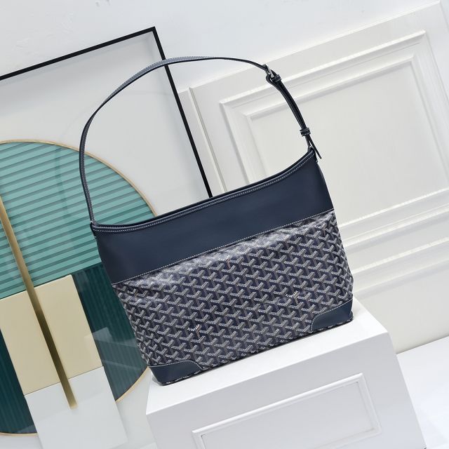 Goyard original canvas mecica hob bag GY0110 dark blue