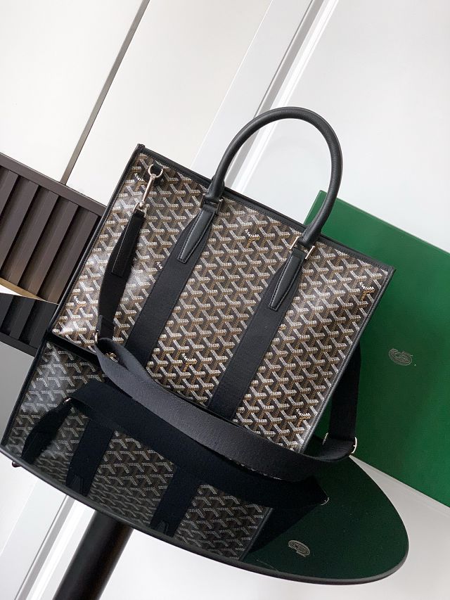 Goyard original canvas morvan document case GY0125 black