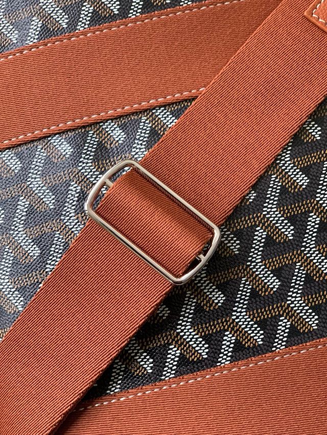 Goyard original canvas morvan document case GY0125 brown