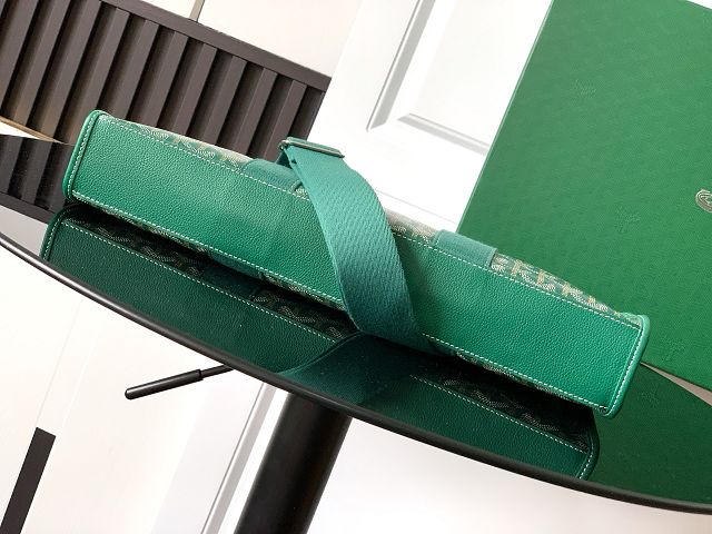 Goyard original canvas morvan document case GY0125 green