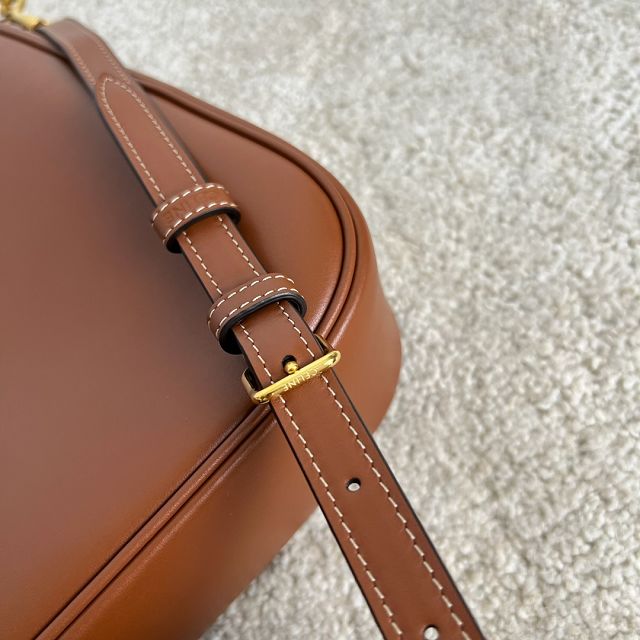 Celine original calfskin medium camille 16 soft bag 119563 brown