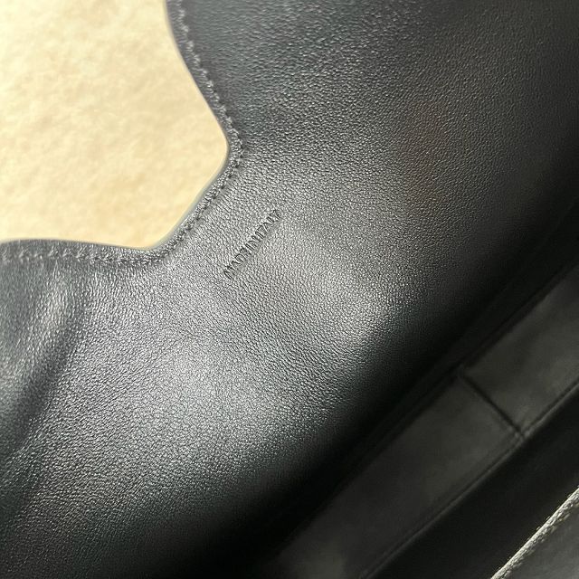 Celine original calfskin small camille 16 soft bag 120693 black