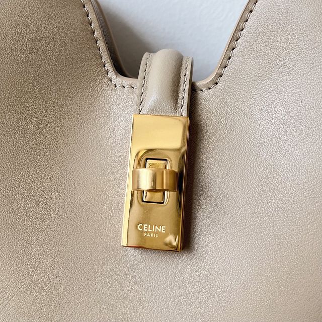 Celine original calfskin small camille 16 soft bag 120693 ivory