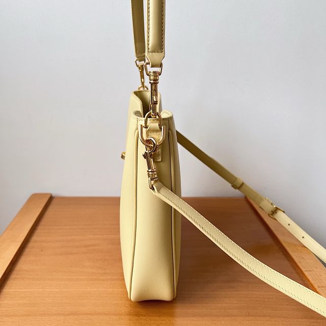 Celine original calfskin small camille 16 soft bag 120693 light yellow