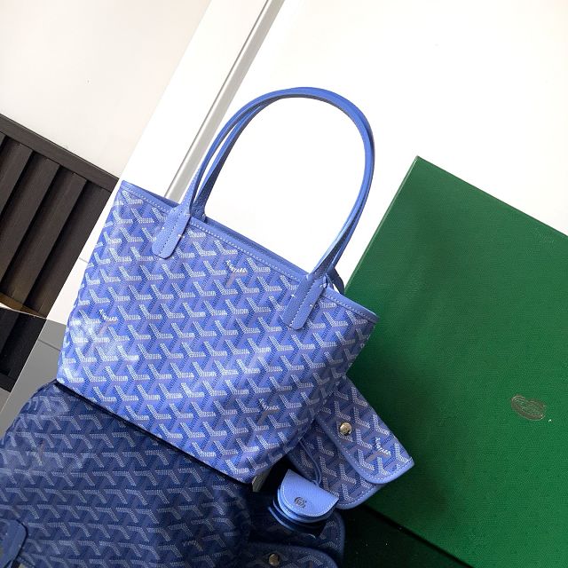 Goyard original canvas anjou mini bag GY0131 iris