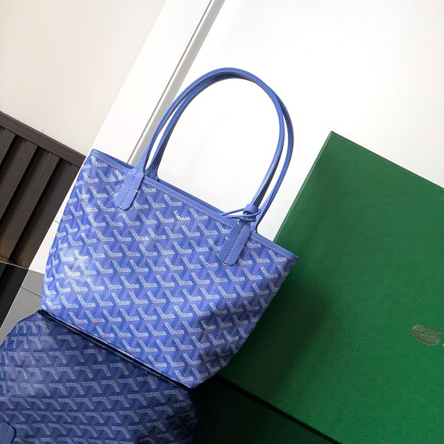 Goyard original canvas anjou mini bag GY0131 iris
