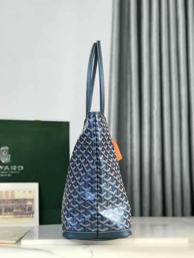 Goyard original canvas artois mm handbag GY0130 pearly blue