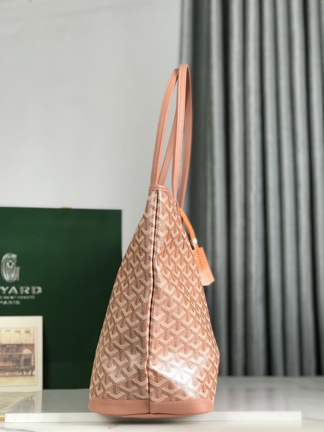 Goyard original canvas artois mm handbag GY0130 pearly pink