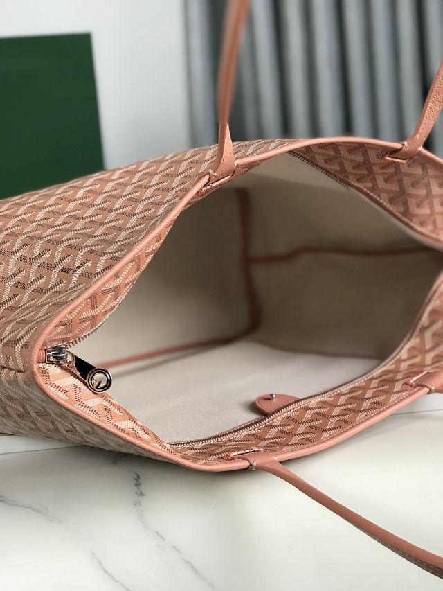 Goyard original canvas artois mm handbag GY0130 pearly pink