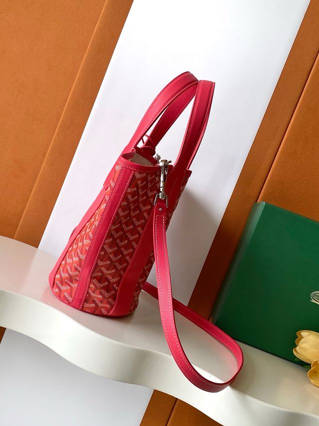 Goyard original canvas belharra small tote bag GY0115 fuchsia