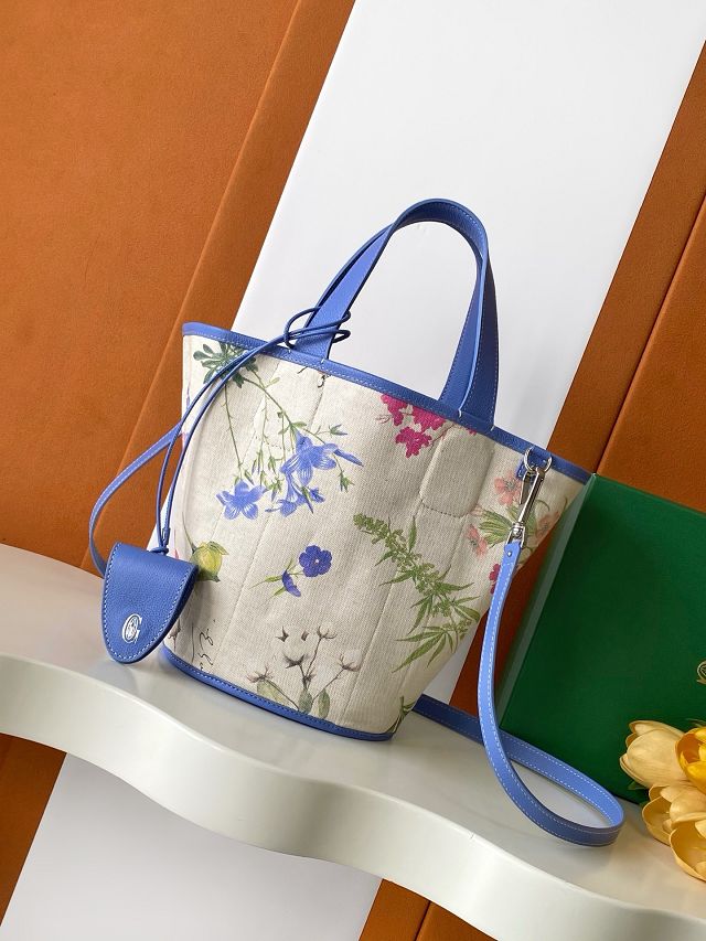 Goyard original canvas belharra small tote bag GY0115 iris