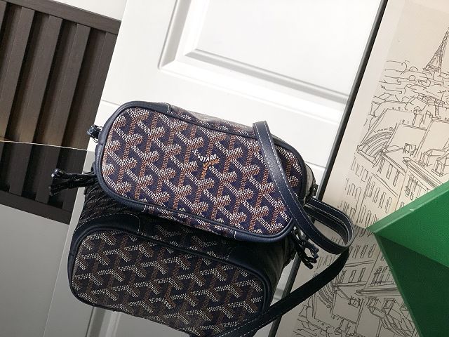 Goyard original canvas beluga mini bag GY0132 dark blue
