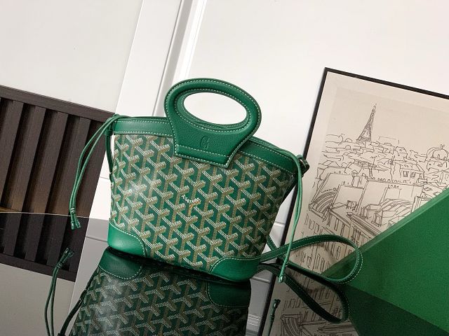 Goyard original canvas beluga mini bag GY0132 green