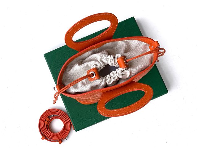 Goyard original canvas beluga mini bag GY0132 orange