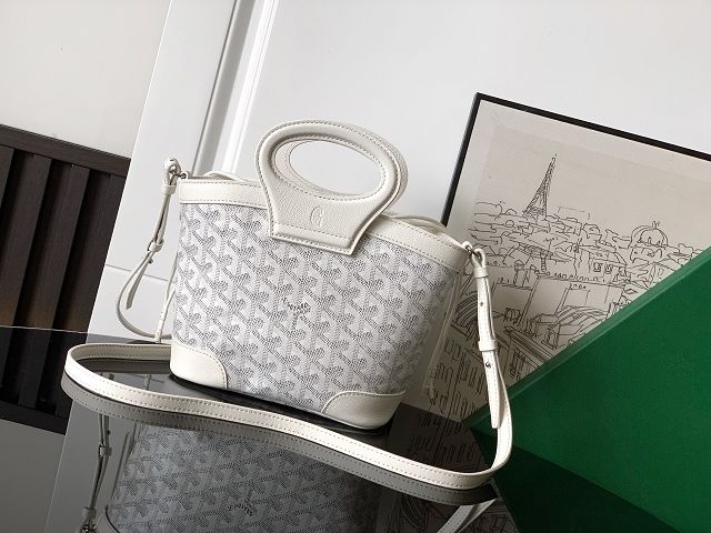 Goyard original canvas beluga mini bag GY0132 white
