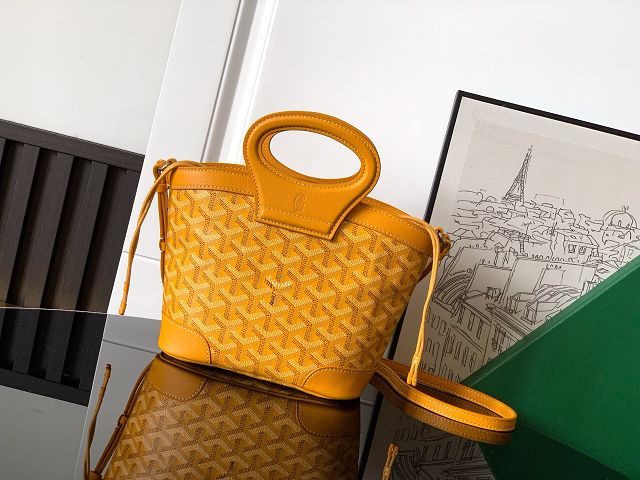 Goyard original canvas beluga mini bag GY0132 yellow