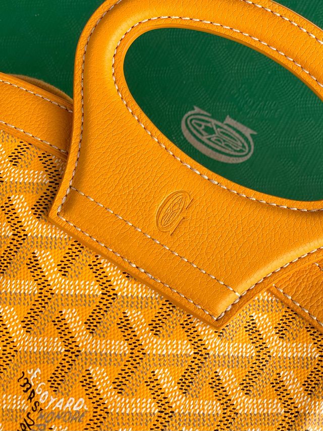 Goyard original canvas beluga mini bag GY0132 yellow