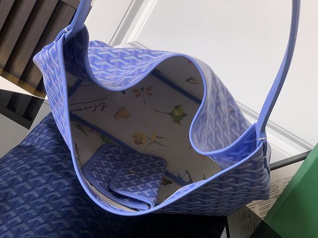 Goyard original canvas boheme hobo bag GY0094 iris