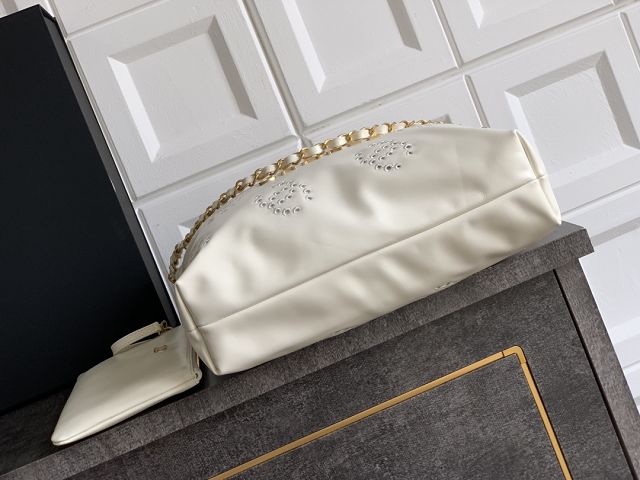 CC original calfskin 22 small handbag AS3260 white