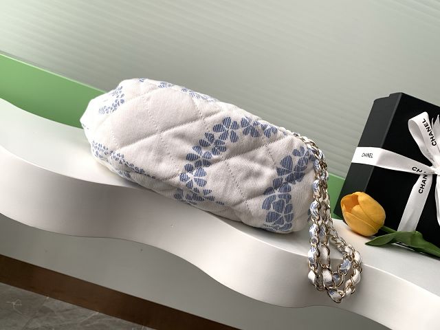 CC original denim large hobo bag AS5431 blue