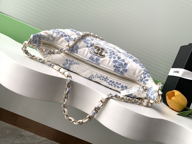 CC original denim large hobo bag AS5431 blue