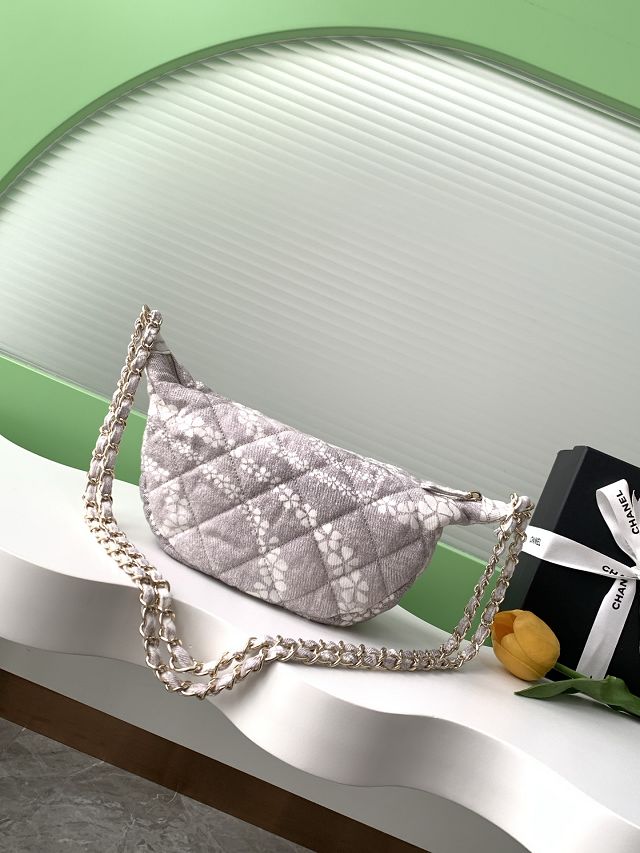 CC original denim large hobo bag AS5431 grey