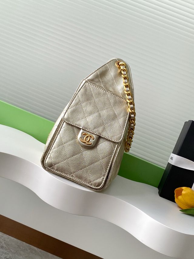 CC original grained calfskin 25 small handbag AS5293 gold
