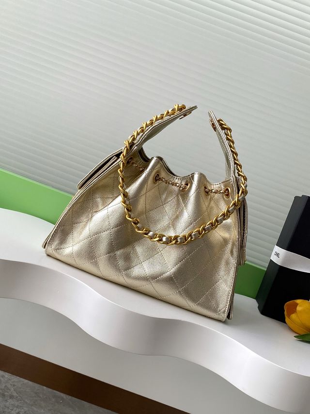 CC original grained calfskin 25 small handbag AS5293 gold
