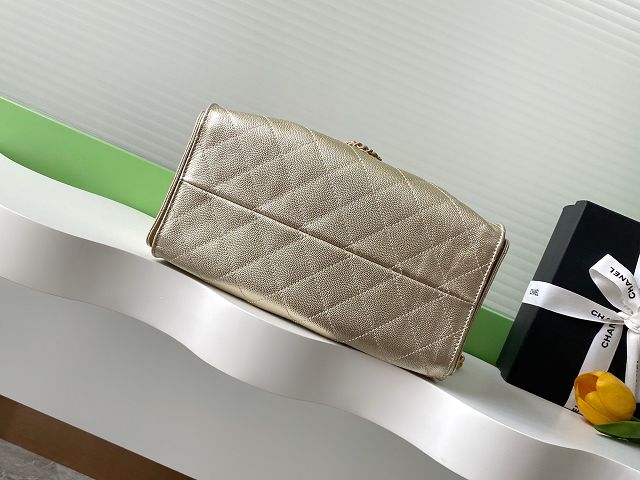 CC original grained calfskin 25 small handbag AS5293 gold