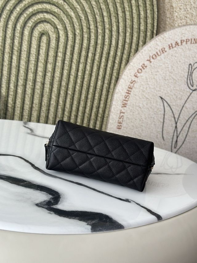 CC original grained calfskin pouch A31102 black