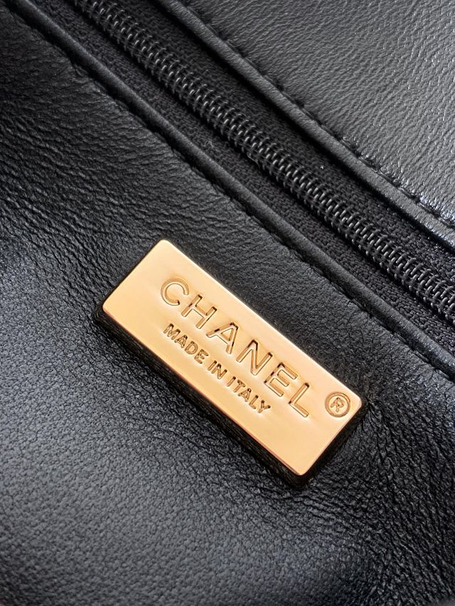 CC original sequins mini flap bag AS4561 black