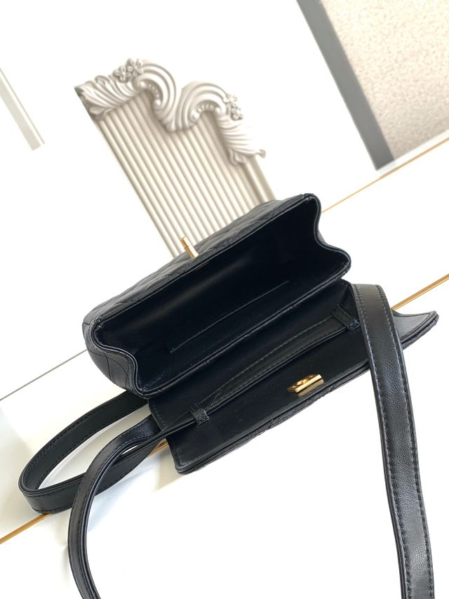 CC original calfskin flap phone holder AP4679 black