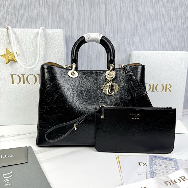 Dior original aged calfskin large toujours bag M2833 black