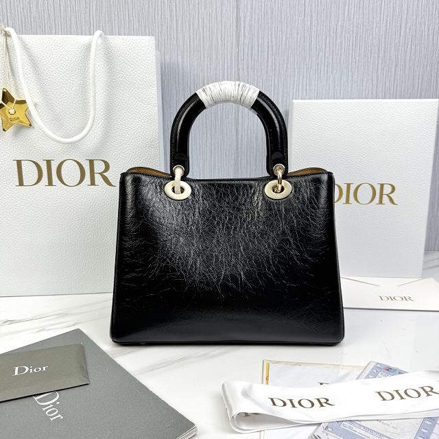 Dior original aged calfskin medium toujours bag M2833 black
