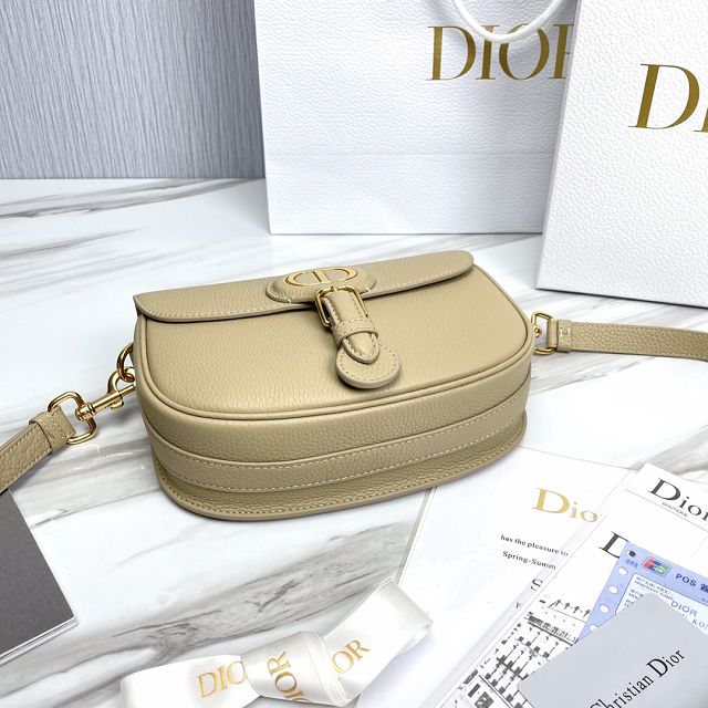 Dior original grained calfskin medium bobby bag M9319 beige